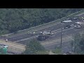 LIVE: 3 kids hospitalized after rollover crash in Prince George's County closes Beltway lanes