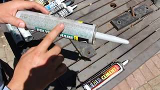 All the Sealants you'll ever need review p6 (DAP polyurethane for concrete or fiberglass) review