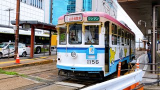 広島電鉄路面電車　2022.06.22 広島駅