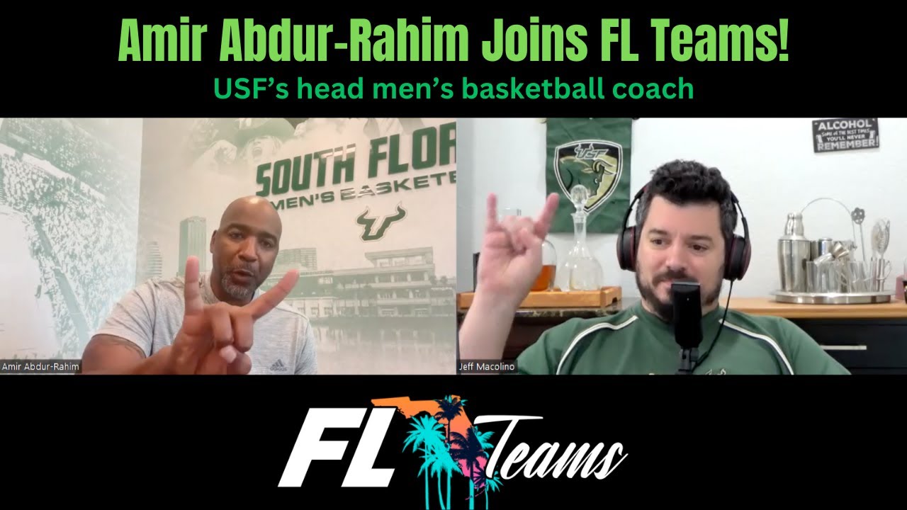 USF Head Men's Basketball Coach Amir Abdur-Rahim Speaks With FL Teams ...