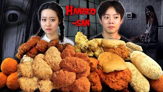 The JAPANESE BLOODY MARY - DON'T EVER TRY THIS AT NIGHT | Cheese Powdered Fried Chicken Mukbang