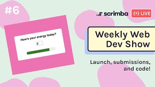 The Weekly Web Dev Show: HTML, CSS JavaScript Live-coding