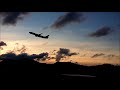 南ぬ島　新石垣空港　離陸　ソラシドエアー　夕暮れ　Ｂ７３７　ishigaki airport