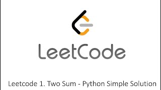 Leetcode 1. Two Sum - Python Simple Solution