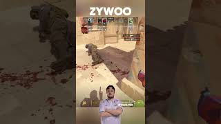 insane deagle ace by ZywOo on eco round ending in a 1v4 situation #cs2 #ZywOo #faceit #ace #deagle