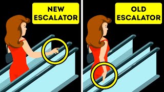 Why Escalator Handrails Move Faster Than Steps