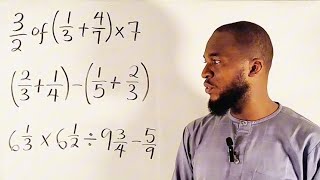 How To Simplify Fractions Using BODMAS | Updated version.