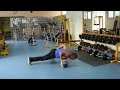 67 years old senior street and strength workout