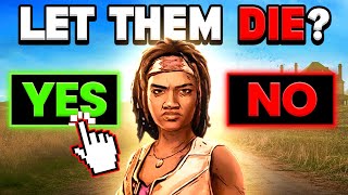 Picking every bad option in The Walking Dead: Michonne
