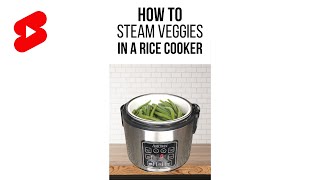 How to Steam Veggies in Aroma Rice Cooker