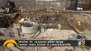 Butler Street Reopens Weeks After Massive Water Main Break