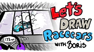 Let's Draw #NASCAR Race Cars with Boris - Ep10 Martin Truex Jr's Auto-Owner's #Camry