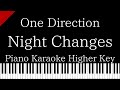 【Piano Karaoke Instrumental】Night Changes / One Direction【Higher Key】