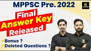 MPPSC Pre 2022 Final Answer Key Released | MPPSC 2022 Answer Key Out | MPPSC Utkarsh