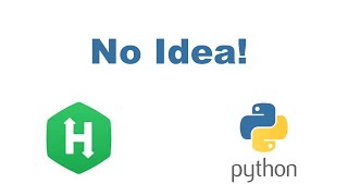 No Idea! using Python