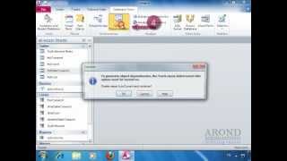 Using Access 2010 - View Object Dependencies