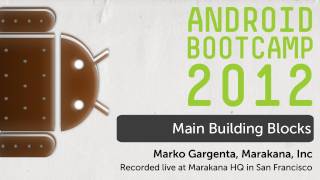 04 - Main Building Blocks: Android Bootcamp Series 2012