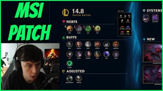 WHAT WILL THE META BE AT MSI? CAEDREL REACTS TO MSI PATCH NOTES (14.8)