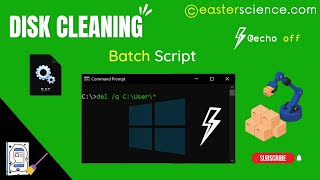 Free-up space and speed-up computer performance using batch script free | Run batch script using CMD
