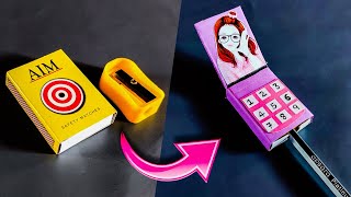How to make phone Sharpener with matchbox | DIY phone sharpener | matchbox crafts  #bestoutofwaste