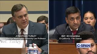 Prof. Turley Says He'd Vote "No" If Impeachment Vote Happened Today