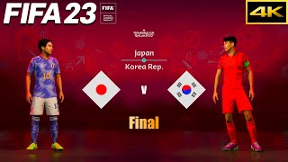FIFA 23 | JAPAN vs. SOUTH KOREA | FIFA World Cup Final | PS5 4K