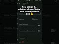 How to delete the other way roles in Discord Mobile #roduz #discord #how #howto #delete #role #other