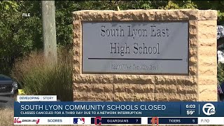South Lyon Community Schools remain closed Wednesday for network interruption