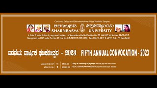 Fifth Annual Convocation of Sharnbasva University, Kalaburagi - 2022-23