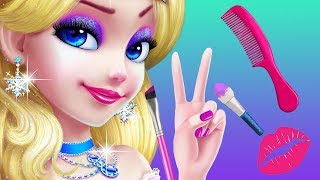 Fun Kids Care Games - Ice Princess Makeup Makeover Spa Beauty Salon & Pet Dress Up Girls Kids Games