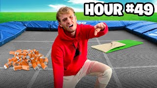 I Spent 50 Hours On The WORLD'S BIGGEST Trampoline