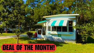 Tour This UNDER $18,000 Home With SUPER LOW LOT RENT!