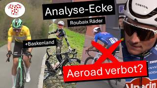 MVDP gezwungen das Endurace bei Roubaix zu fahren? Analyse-Ecke: Roubaix Räder + Baskenland +Schelde