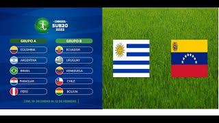 Sudamericano Sub 20 Uruguay vs Venezuela