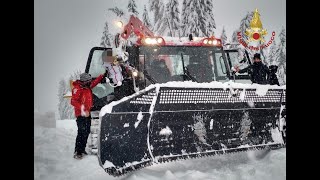 Vigili del Fuoco - Maltempo in Veneto, Belluno Ripristino viabilità dopo forte nevicata - www.HTO.tv