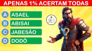 10 PERGUNTAS BÍBLICAS DE NÍVEL MUITO DIFÍCIL - QUIZ BÍBLICO #2