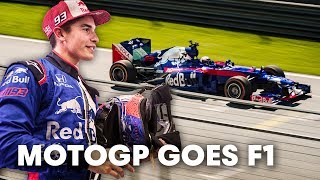 We placed Marc Marquez in an F1 car. | Marc Marquez's Two to Four Wheels
