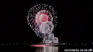 [LIVE]【2023.8.5】河口湖湖上祭　大石公園　富士山ライブカメラ　花火大会【ライブ】