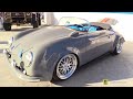 1955 porsche 356 speedster restomod by s klub la walkaround tour exterior interior 2021 sema