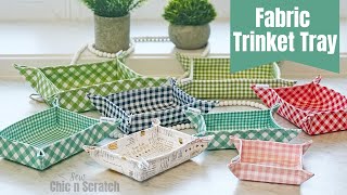 Fabric Trinket Tray