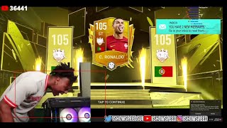 Speed packed ronaldo and his pc fell on him...๐