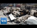 Drone Footage Shows California Fire Aftermath