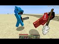 hicimos un viaje largo en tren por el desierto en minecraft