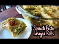 SPINACH PESTO LASAGNA ROLLS