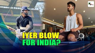 What is the latest fitness update on Shreyas Iyer ahead of 1st test against Australia? | INDvsAUS