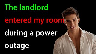 The landlord entered my room during a power outage|Gay Story|Gay Love Story