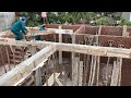 Construction Technique Step By Step Reinforced Concrete Ceiling For The House