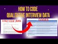 How to code qualitative interview data with Nvivo 14 (Deductive Approach)