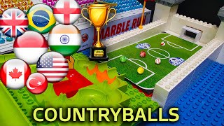 Marble Soccer countryballs friendly #5 tournament 2023  by Fubeca's Marble Runs
