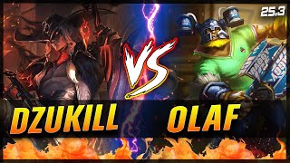 Dzukill - Yone vs Olaf TOP Patch 25.S1.3 - Grandmaster Yone Gameplay